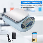 FOUR E'S SCIENTIFIC Lab Scale 3000gx0.01g High Precision 0.01g Accuracy Laboratory Analytical Balance Science Scale/Kitchen Scale, Without Calibration Weights