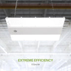 ASD LED Linear High Bay Light Fixture, Commercial Shop Lighting | 3CCT, Dimmable, Plug & Play Cable, DLC Premium, UL Listed | 220W 36000LM 3500-5000K 100-277V | Warehouse, Garage Lamp | White