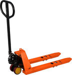 Tory Carrier Mini Pallet Jack Trucks, 2200 lbs Capacity 31.5" x 15" Forks, Small Size Narrow Manual Pallet Lift, Foldable Forks and Handle, Orange
