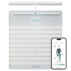 WITHINGS Body Scan - Smart Scale with Segmental Body Composition Analysis, Weighing Scales Body Weight & Vascular Age, Visceral Fat, Heart Rate, iOS/Android