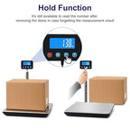 Digital Shipping Postal Scale 0.5 oz High Accuracy! 440lb Commercial Weight Scale for Package, Small Business, Mail, Warehouse, Home, Battery & Charging Cable Included