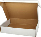 Small White Shipping Boxes for Small Business Pack of 25-9x6x2 inches Cardboard Corrugated Mailer Boxes for Shipping Packaging Craft Gifts Giving Products
