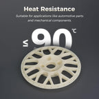 FLASHFORGE ABS Pro Filament 1.75mm Burnt Titanium, 3D Printer Filament 1kg (2.2lbs) Spool-Dimensional Accuracy +/- 0.02mm, Hot Deformation below 90℃, Great for Printing Heat-Resistant Functional Parts