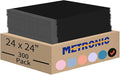 METRONIC Large Poly Mailers 24x24" 300PC Black, Strong Adhensive Shipping Bags for Clothing, Waterproof Packaging Bags, Bulk Shipping Envelopes for Small Business, Mailers Poly Bags Mailing Envelope