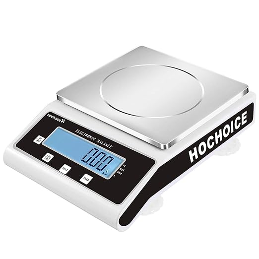 Lab Analytical Precision Scale 1000g x 0.01g | Weighs Grams, Ounces, Pounds and Carats | 0.01g High Accuracy Electronic Scientific Balance for Laboratory, Jewelry, Business | 1 Year Warranty