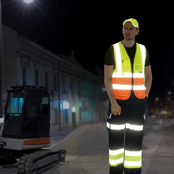 A-SAFETY Red High Visibility Vest