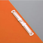 OLYMPX 100 Pcs of Prong Paper Fastener Compressors for Standard 2-Hole Punch, Works with 1 Inch - 3.5 Inch Capacity, 2.75 Inch Center for Paper Fastener Prong Bases, 100 per Box