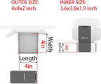 Small Black Shipping Boxes for Small Business Pack of 25-4x4x2 inches Cardboard Corrugated Mailer Boxes for Shipping Packaging Craft Gifts Giving Products