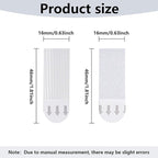 24 Pairs Picture Hanging Strips Heavy Duty, Hanging Pictures Without Nails, Picture Hanger Damage Free, Sticky Picture Hangers for Walls Hanging Strips