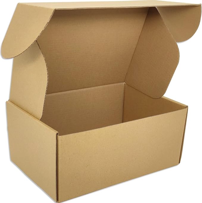 Small Brown Shipping Boxes for Small Business Pack of 25-9x6x4 inches Cardboard Corrugated Mailer Boxes for Shipping Packaging Craft Gifts Giving Products