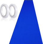 Preboun 3.9 x 60 ft Carpet Runner for Party Felt Runway Rug Runner Rug with Carpet Tape for Halloween Wedding Christmas Xmas Thanksgiving Outdoor Accessories Wedding Party Hallway(Royal Blue)
