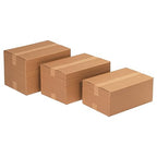 Aviditi Shipping Boxes Multi-Depth 12"L x 9"W x 6"H, 25-Pack | Corrugated Cardboard Box for Packing, Moving and Storage
