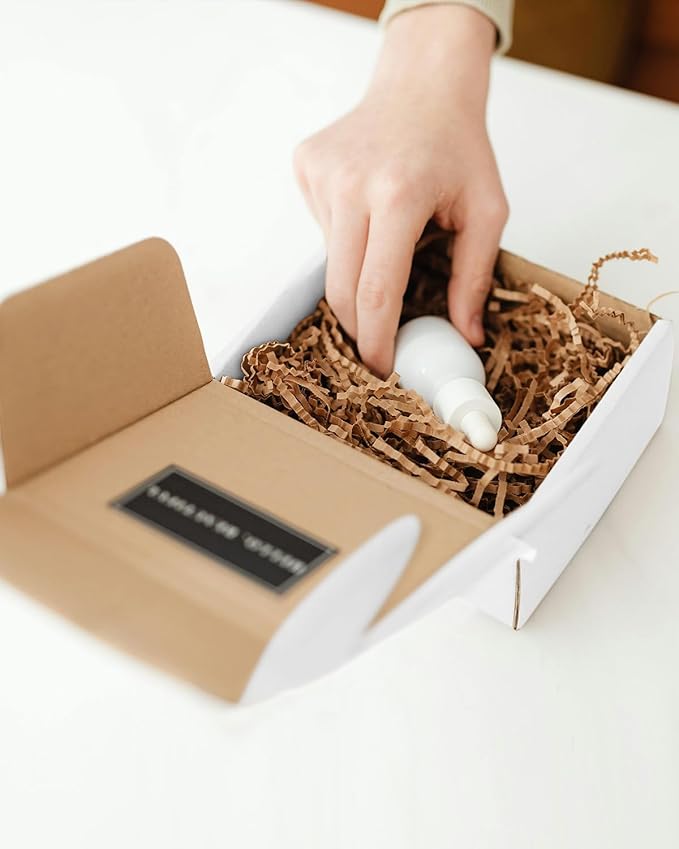 Assorted-Sizes-Shipping-Boxes-45-Pack: 4x4x2 & 6x4x3 & 7x5x2 Small-Shipping-Boxes-Mailers, White Corrugated-Cardboard-Boxes-for-Packing-Small-Business Mailing