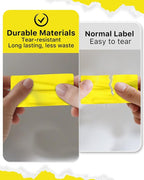 iEager 2x1 Inch Thermal Labels, Yellow Rectangle Thermal Printer Stickers, Durable Shipping Label Printer Sticker for Barcode, Name, Address, 1000 Labels/Roll