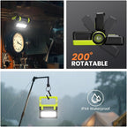 Yemao Led Work Light Rechargeable,Small Portable Work Light with Battery,High Lumen Underhood Work Lights with Magnetic,8 Modes Mechanic Lamp for Automotive Work,Garage,Shop,Car Repair,Emergency