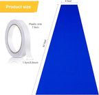 Preboun 3.9 x 60 ft Carpet Runner for Party Felt Runway Rug Runner Rug with Carpet Tape for Halloween Wedding Christmas Xmas Thanksgiving Outdoor Accessories Wedding Party Hallway(Royal Blue)