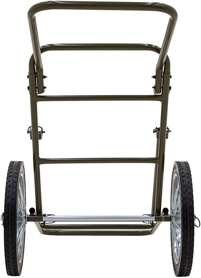 Kill Shot Deer Hunting Folding Game Cart 500 lb Capacity with 16" Rubber Wheels for Hauling Deer, Game, and Hunting Gear