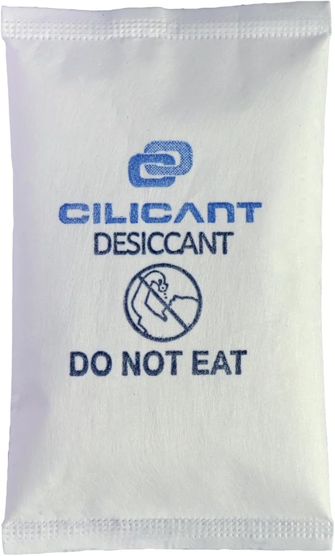 CILICAnt 10-gram Desiccant Pouches, 100 pcs Pack, Food Grade Moisture Absorbers Ideal for Packaging of Shoes, Jewelry, Leather, Clothes or Electronics, Cars - for Home or Commercial Use