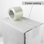 BOMEI PACK Wide Strapping Tape, 4Inch Heavy Duty Reinforced Packing Tape, Fiberglass Filament 60yds 5.5Mil