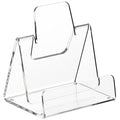 Acrylic Brochure Holder 5x6 Inch,Clear Pamphlet Holder Display Stand for Trifold 4&5&6 Inch Flyers,Pamphlets,Booklets,Menu,Leaflets for Office,Home,Store,1 Pack,A5