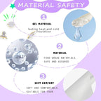 Kids Ice Pack, Hot or Cold Pack Gel Cooling Pad, Reusable for Injuries Medical Health,Swelling and Pain Relief, Tired Eyes, Child Injury, Headache, Sinus Relief (Smiling Ice Bag)