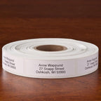 Custom Self-Stick Address Labels, Classic White, Roll of 1000