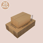 EdenseeLake 10x6x4 inches Shipping Boxes Small Cardboard Boxes for Packing, Moving, Mailing, 25 Pack