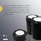 BETCKEY - 2.25" x 2" UPC Barcode & Address Labels Compatible with Zebra & Rollo Label Printer,Premium Adhesive & Perforated[Pink, 6 Rolls, 4200 Labels]