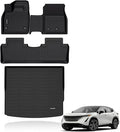 KELCSEECS® Floor Mats & Cargo Liner Custom for 2023 2024 2025 Nissan Ariya All Weather Protection TPE Floor Liners Front& Rear Row Full Set Nissan Ariya 2023 2024 Accessories Black