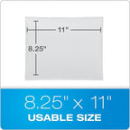 Quality Park Bubble Mailers, 8.25 x 11 Shipping Envelopes, Water Resistant White Poly Padded Envelopes, Redi-Strip Peel Off Closure, 25/Box (QUA85859)