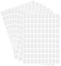 Starboling Color Coding Labels,3000 PCS 1/2" x 3/4" Grey Rectangular Colored Labels Stickers,for Garage Sale,Price Tags,File Folder Tabs,and Classroom Organization