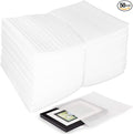 50 Pack 6''x10'' Cushion Foam Pouches, Moving Supplies for Dishes, Packing Foam for Dishes & Cups, Glass Packing Paper and Plate Protectors for Moving Fragile Items (150x250x1MM)