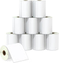 BETCKEY - 4" x 5" (102 mm x 127 mm) Large Shipping & Multipurpose Labels Compatible with Zebra & Rollo Label Printer,Premium Adhesive & Perforated [10 Rolls, 3500 Labels]