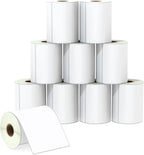 BETCKEY - 4" x 5" (102 mm x 127 mm) Large Shipping & Multipurpose Labels Compatible with Zebra & Rollo Label Printer,Premium Adhesive & Perforated [10 Rolls, 3500 Labels]