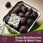 Dri-Tabs | Food-Safe Moisture Absorbers – Keep Fruits, Veggies, Snacks, Bread & More Fresher, Longer! Eco-Friendly, Plant Based Desiccant That Replaces Silica Gel Packets - 75pk (Magenta)