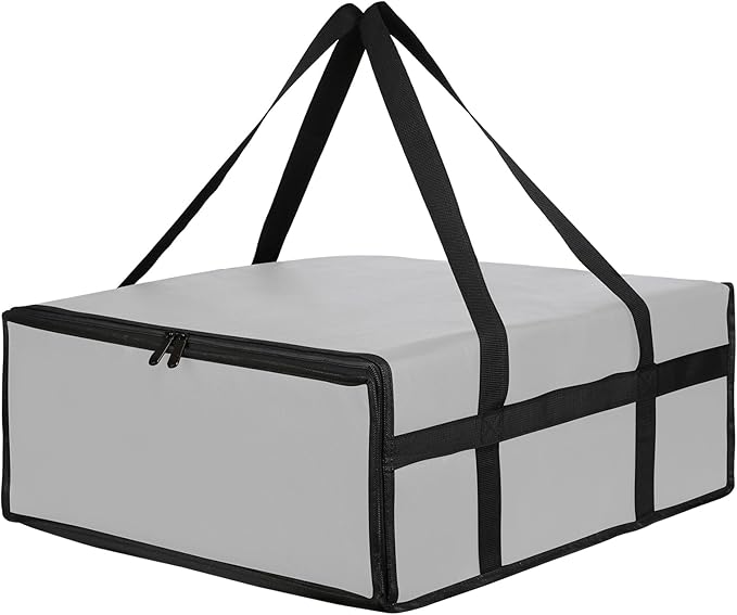 Pizza Carrier Insulated Bags Large for Deliveries, Insulated Pizza Carrier Delivery Bag 20x20 inches Food Bag for Personal and Professional Use