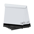 KKBESTPACK Poly Mailers Adhesive Sealing Shipping Envelopes, Mailing Bags for clothing, books and accessories, Waterproof., White (PM100) Large, 10" x 13"