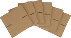 4x4x4 inches Shipping Boxes 50 Pack, Kraft Corrugated Small Cardboard Boxes for Mailing Packing, Brown