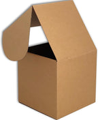 6x6x6 inches Small Shipping Boxes Set of 20 - Brown Mailer Corrugated Cardboard Boxes for Shipping Packaging Mailing Products