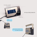 Amazon Basics Digital Postal Scale, Heavy Duty, Aluminium Platform, 440 lb Capacity, 1 Ounce Readability, Black