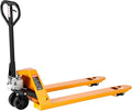 VEVOR Pallet Jack, 5500 lbs Load Capacity, Manual Pallet Truck with 48L x 27W Inch Forks for Material Handling, 3.35-7.1 Inch Fork Lift Height Range, Suitable for Warehouse, Supermarket, Manufacturing