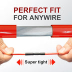 Chanzon 2:1 Ratio 1/4" (6mm) Heat Shrink Tubing 8Ft Roll (2.5M Total Length) White Polyolefin Sleeving Wrap Shrinking 2 to 1 1pcs