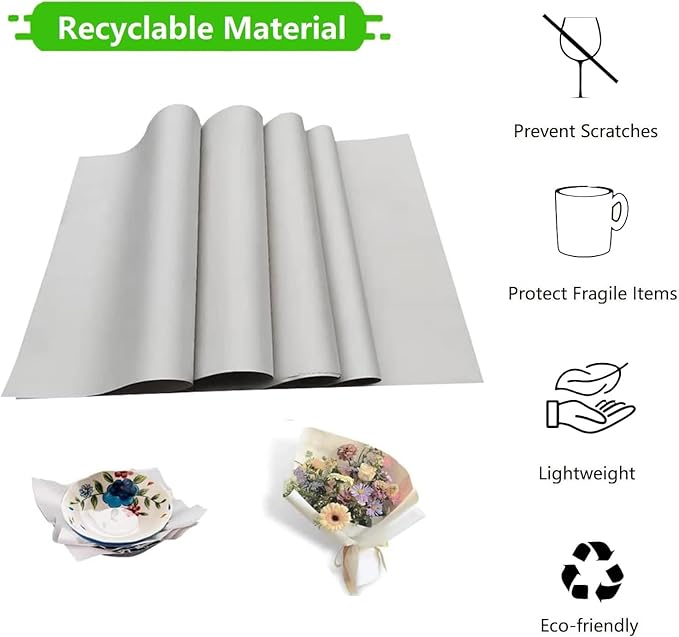 WAUPPY Newsprint Packing Paper Sheets for Moving, Shipping, Box Filler, Wrapping and Protecting Fragile Items 7.8 Lbs (300 Sheets, 26” x 15”)
