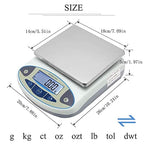 CGOLDENWALL Lab Scale 20kgx0.1g Digital Precision Scale Electronic Balance Laboratory Weighing Industrial Scale Kitchen Counting Scale Scientific Scale Calibrated (20kg, 0.1g)