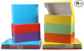PHAREGE 12x9x4 inch Gift Shipping Boxes Bulk 18 Pack 6 Colors, Tab Lock Tuck Top Mailing Boxes for Packaging Small Business, Medium Cardboard Mailer Boxes for Wrapping Present