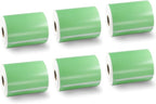 BETCKEY Colored Labels Compatible with Dymo 1744907 (4" x 6") Extra Large Shipping Labels, Compatible for Dymo LabelWriter Thermal 4XL & Zebra Desktop Printers [6 Rolls, Green]