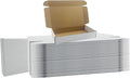 12x7x2 inches Shipping Boxes Set of 25, White Cardboard Box Kraft Corrugated Mailer Box，Boxes for Shipping E-commerce Packaging, Holidays Gift and Small Business Giving Literature Mailing