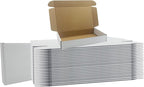 12x7x2 inches Shipping Boxes Set of 25, White Cardboard Box Kraft Corrugated Mailer Box，Boxes for Shipping E-commerce Packaging, Holidays Gift and Small Business Giving Literature Mailing