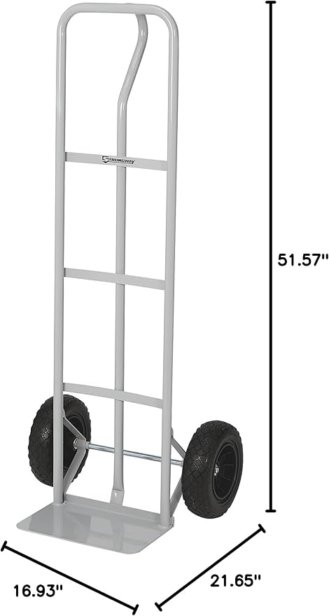 Strongway Steel Hand Truck - 600-Lb. Capacity