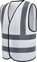 AYKRM 12 colour High visibility viz vest hi vis viz reflective work construction safety vest (XS-8XL)